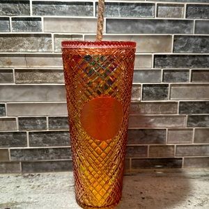 24oz Starbucks Tumbler Iridescent Rose Gold